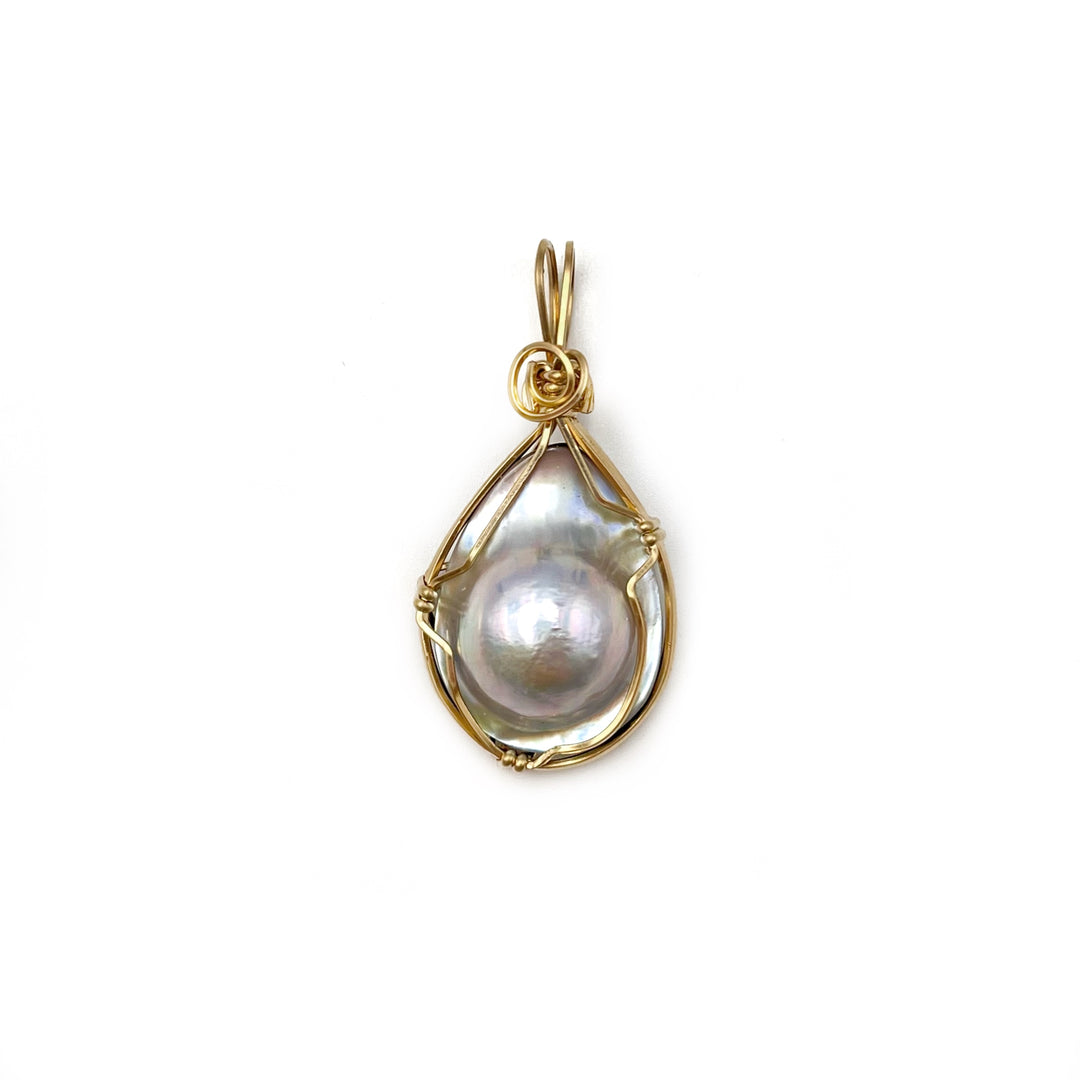 Mabe Blister Pearl Pendants