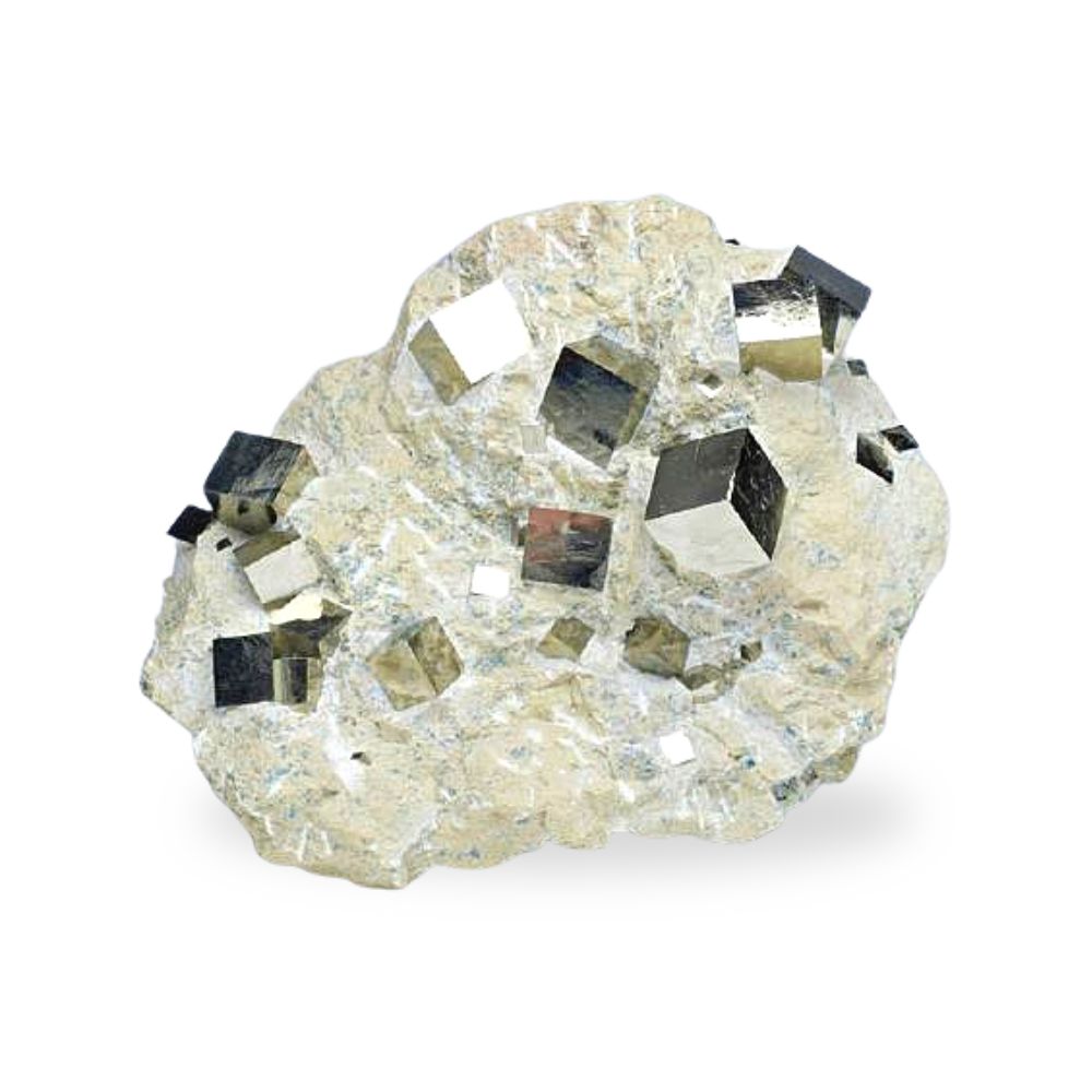 Pyrite Cluster in Matrix