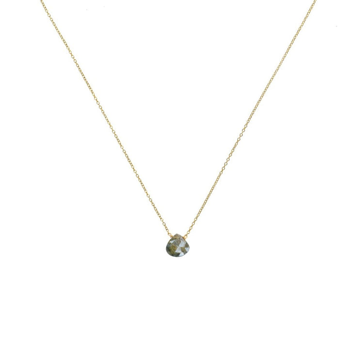 Pyrite Drop Necklace