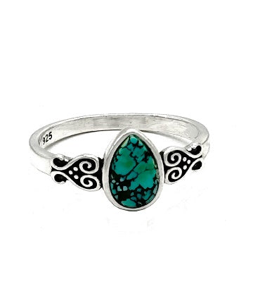 Teardrop Turquoise Ring