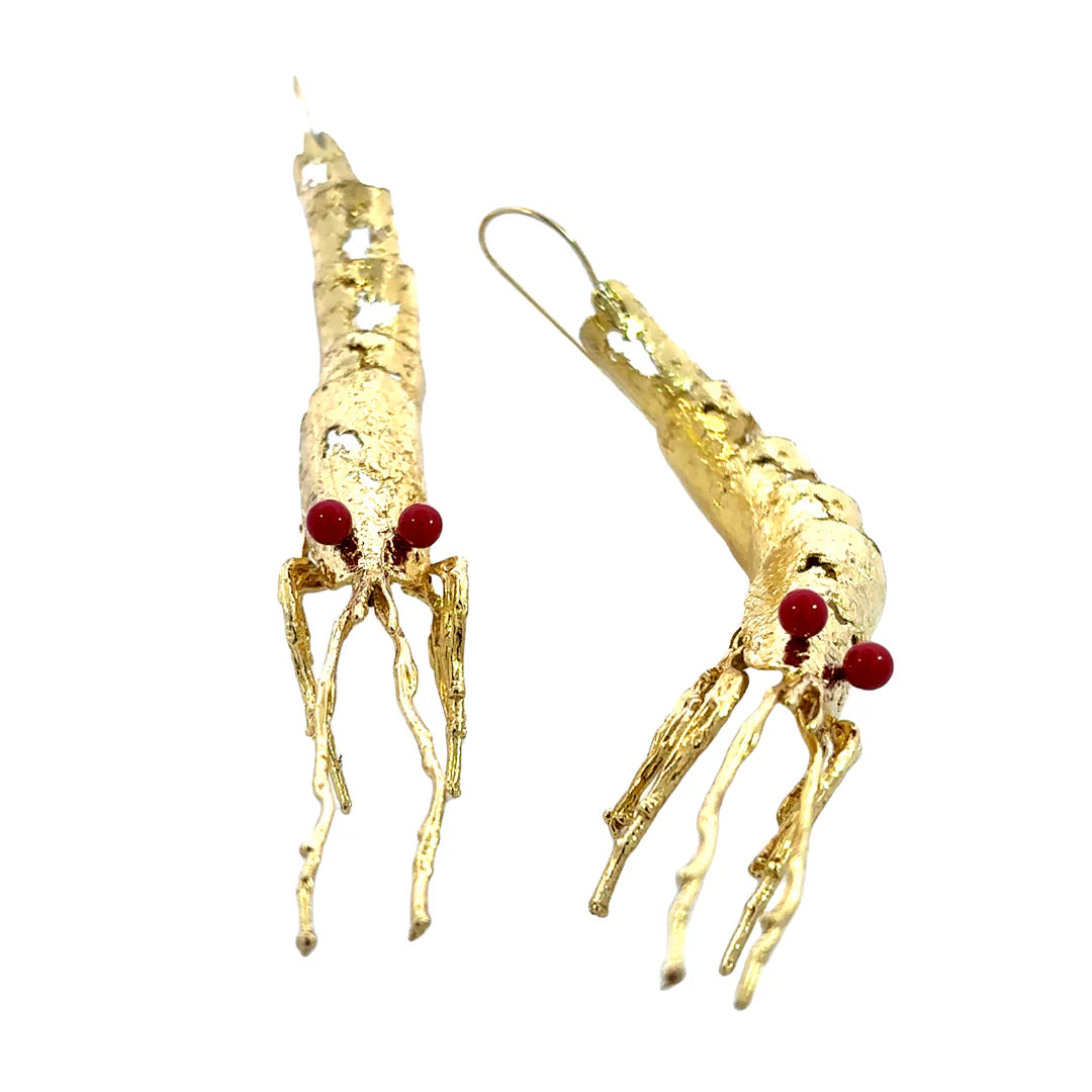 Shrimp Earrings