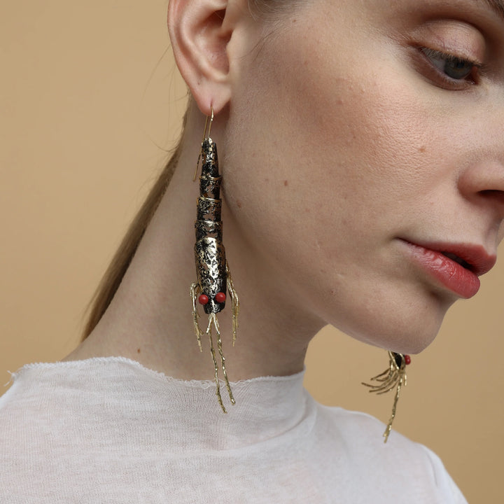 Shrimp Earrings