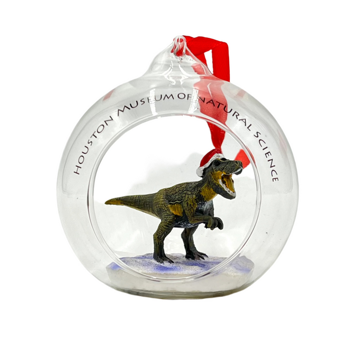 HMNS Festive T. rex Ornament