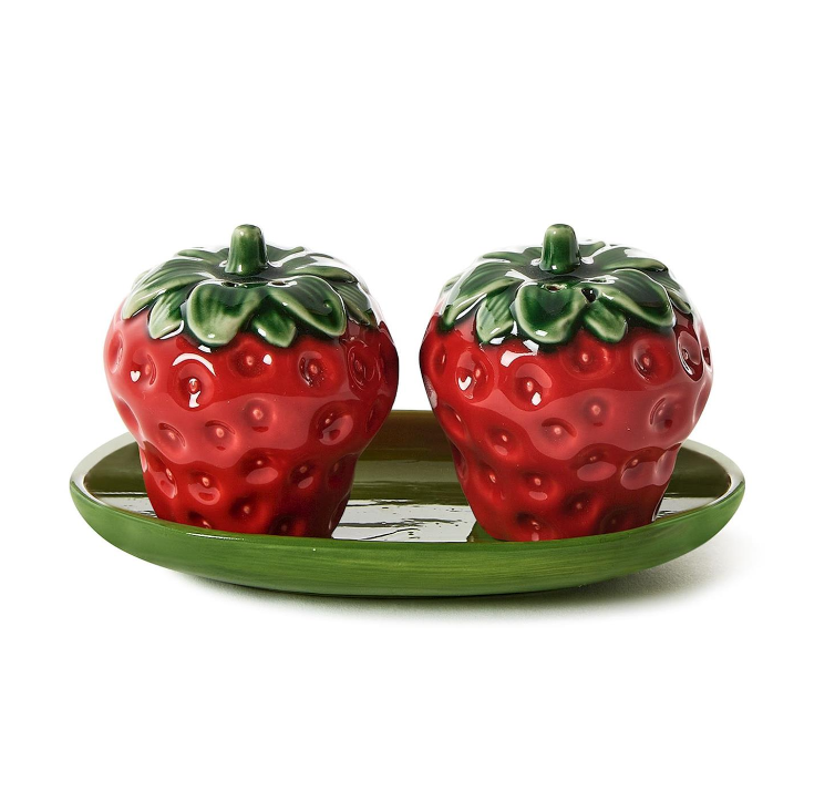 Strawberry Salt and Pepper Shakers