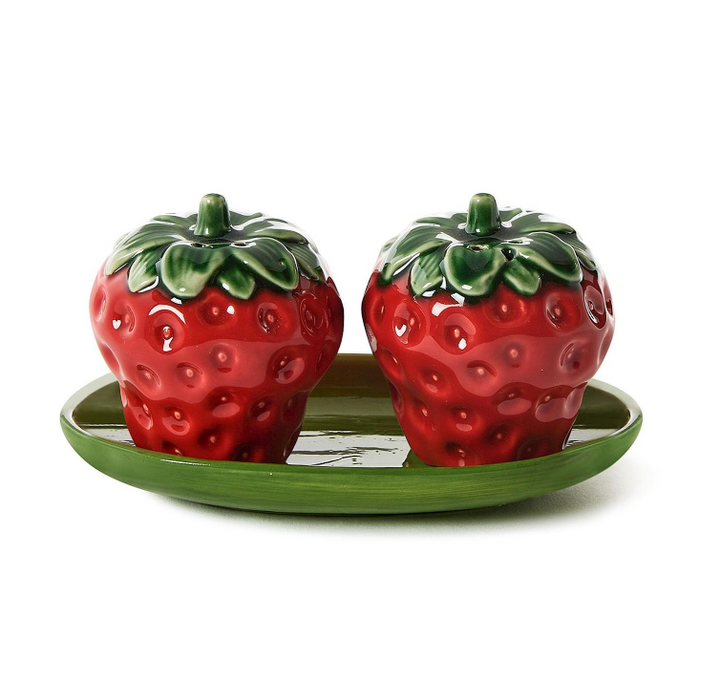 Strawberry Salt and Pepper Shakers