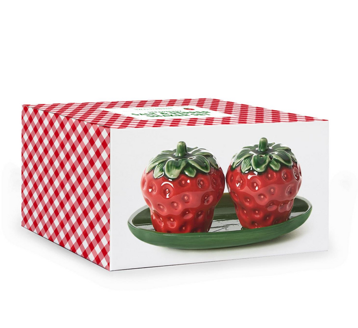 Strawberry Salt and Pepper Shakers