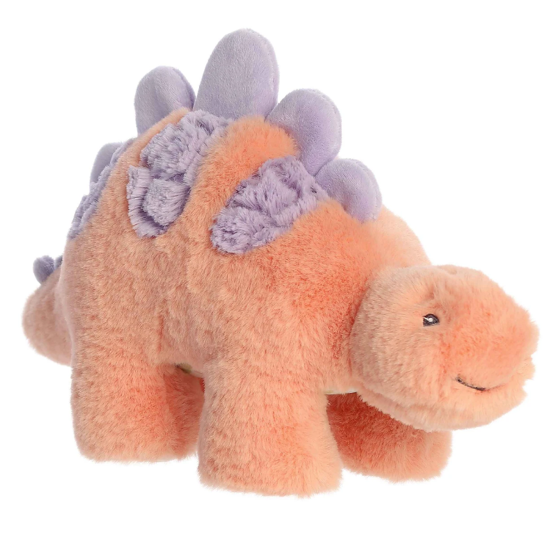 Fuzzy Soft Stegosaurus Plush Toy, 12 Inches