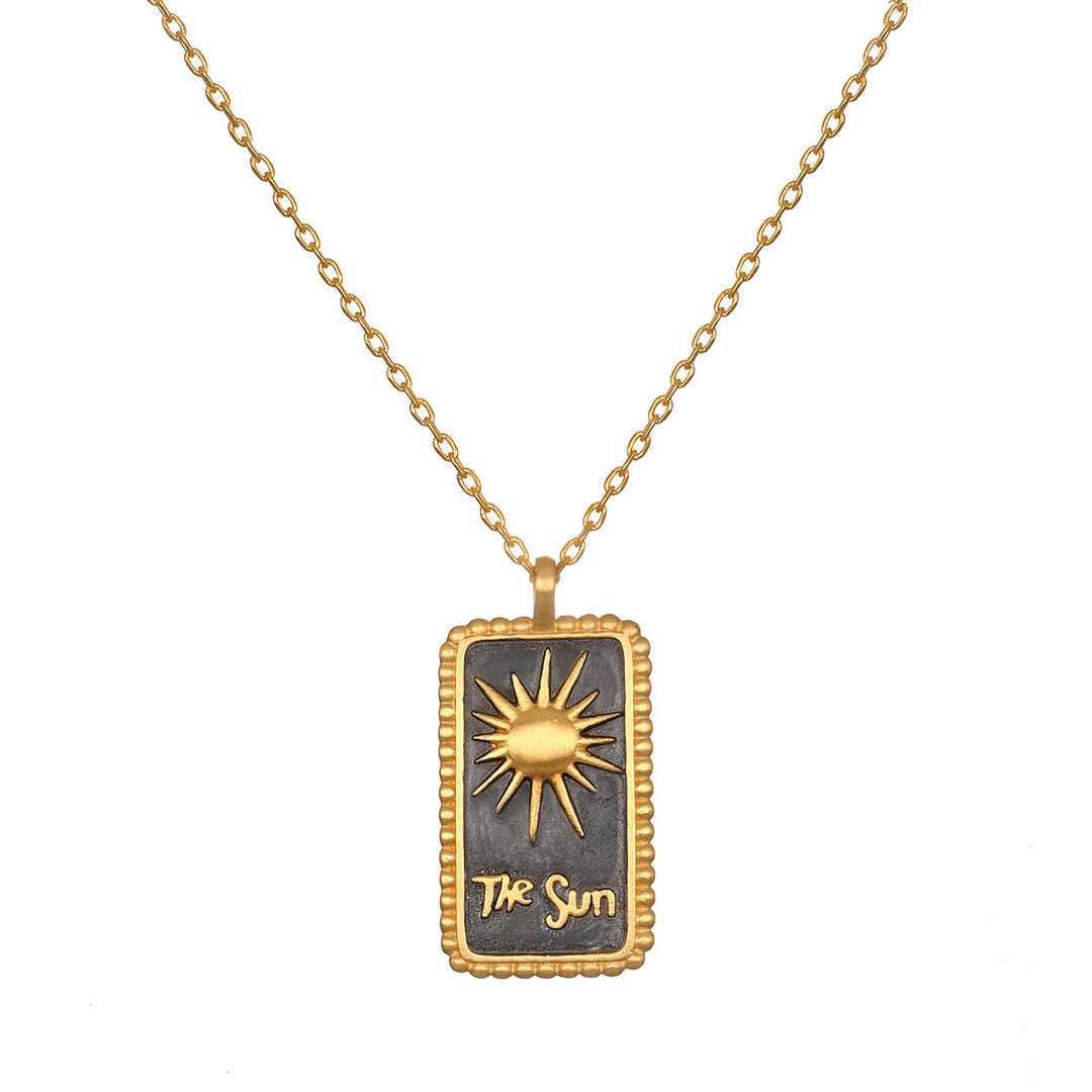 "The Sun" Major Arcana Tarot Necklace