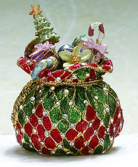 Christmas Toy Sack Trinket Box