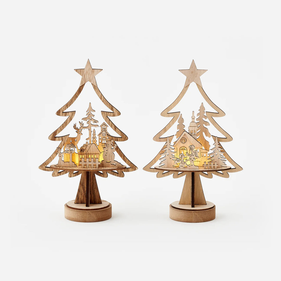 Lighted Pedestal Tree