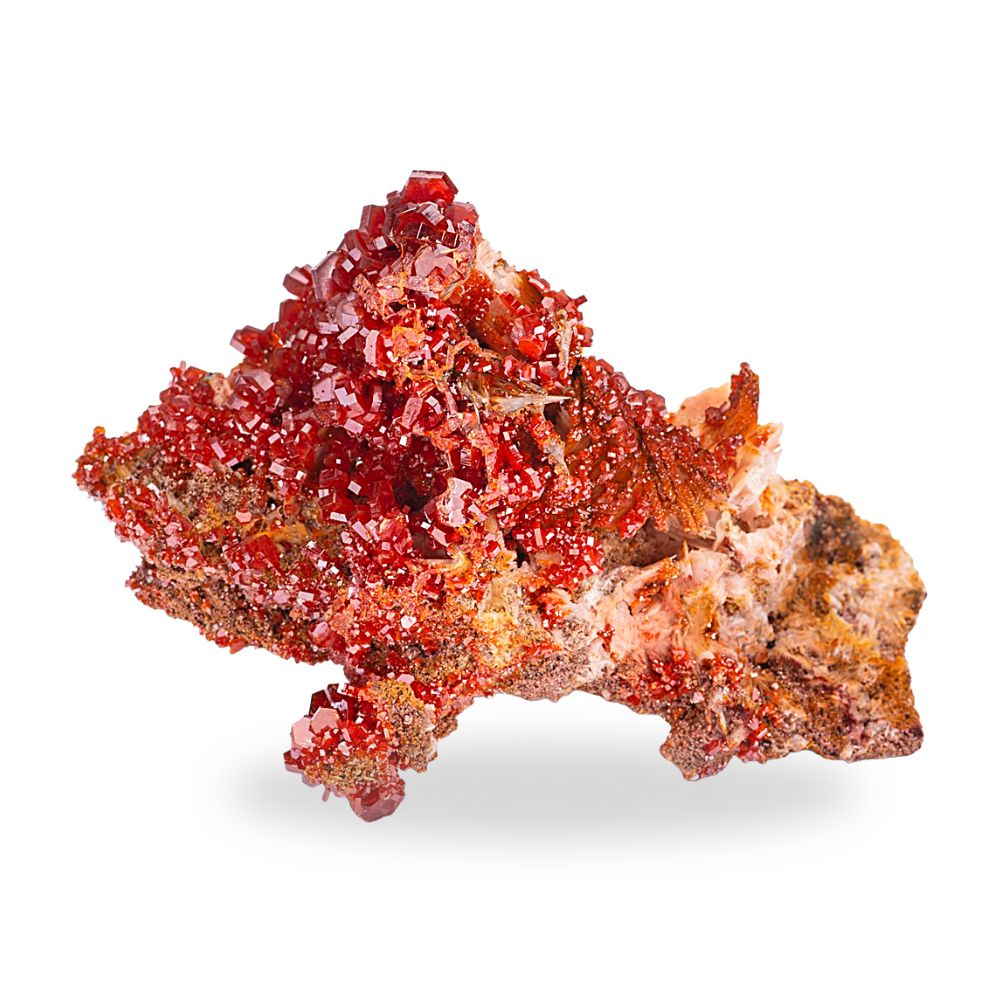 Vanadinite on Barite