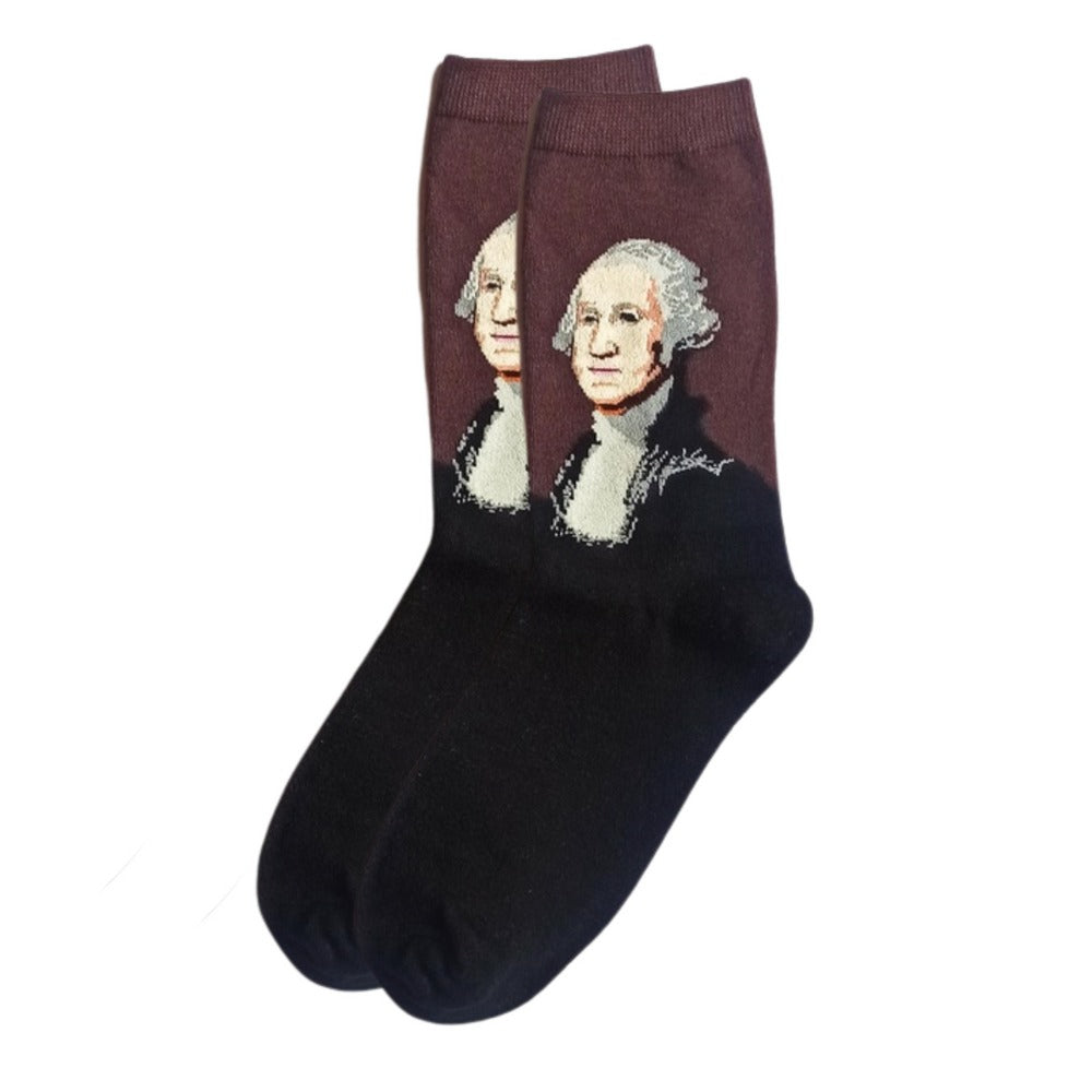 "The Father of Drip" George Washington Socks