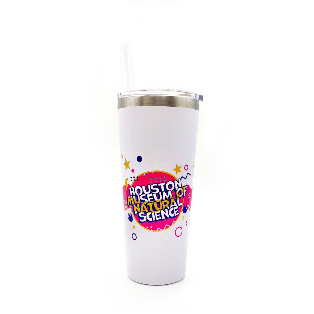 HMNS Retro Refresh Metal Tumbler with Straw