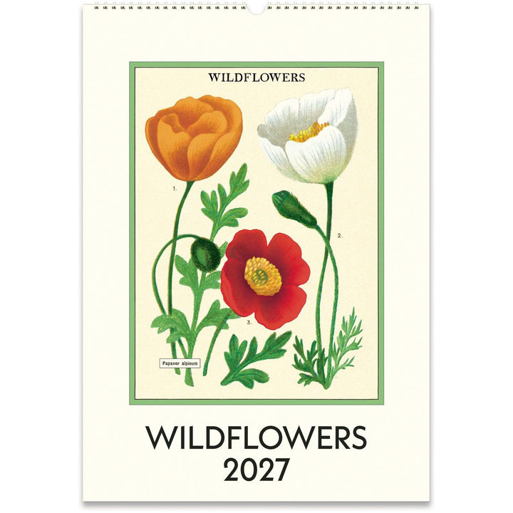 2027 Wildflowers Wall Calendar