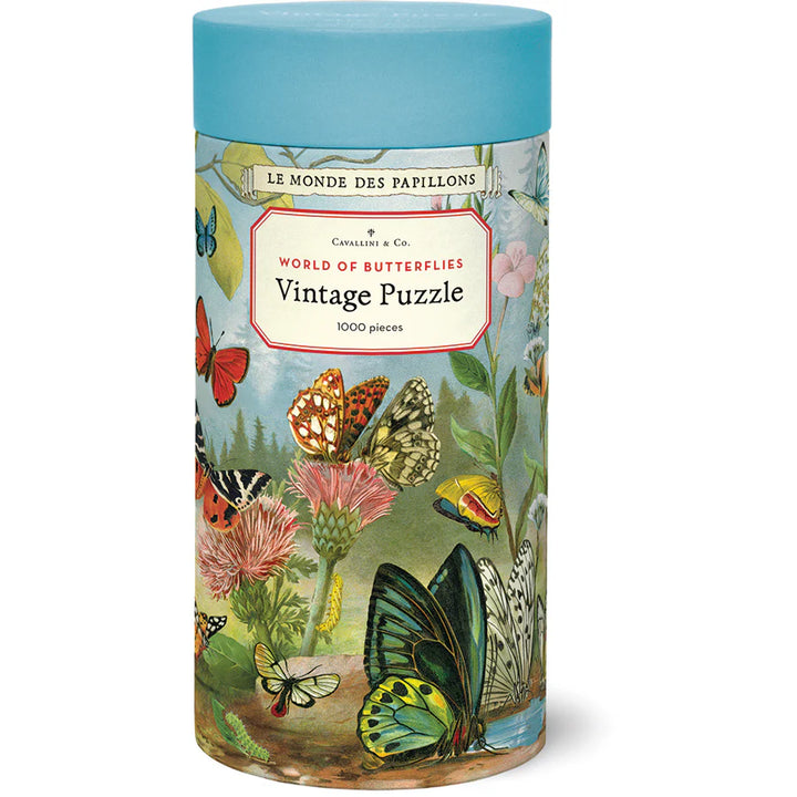 World of Butterflies Vintage Art Puzzle, 1,000 Pieces
