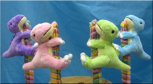 Pastel Dinosaur Plush Candy Pop