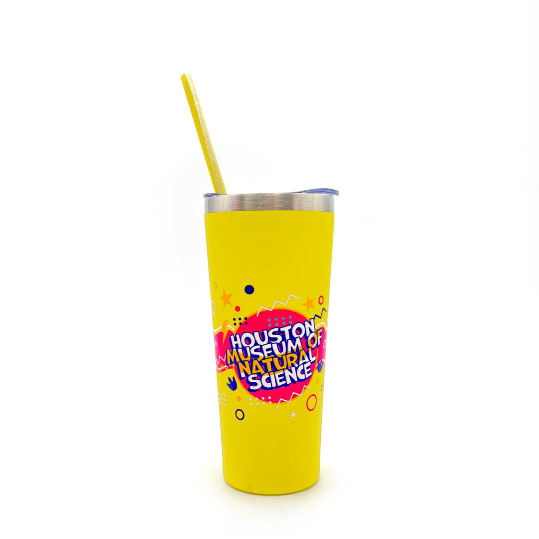 HMNS Retro Refresh Metal Tumbler with Straw