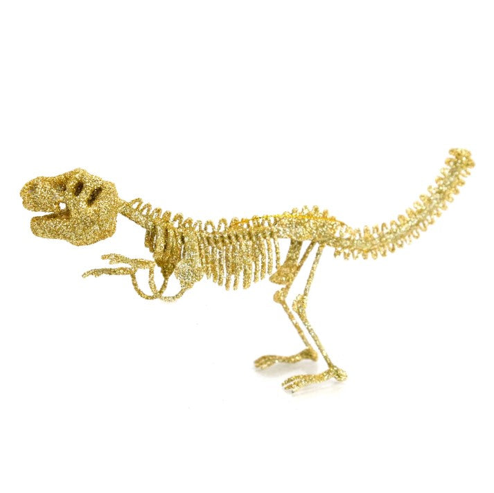 Gold Dinosaur Skeleton Ornament