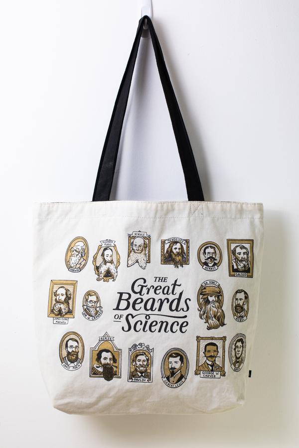 Great Beards of Science Tote Bag