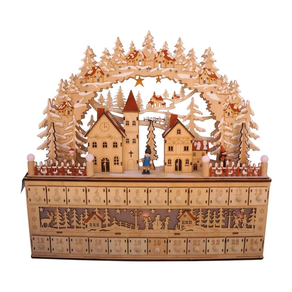 Light Up Bavarian Village Advent Calendar