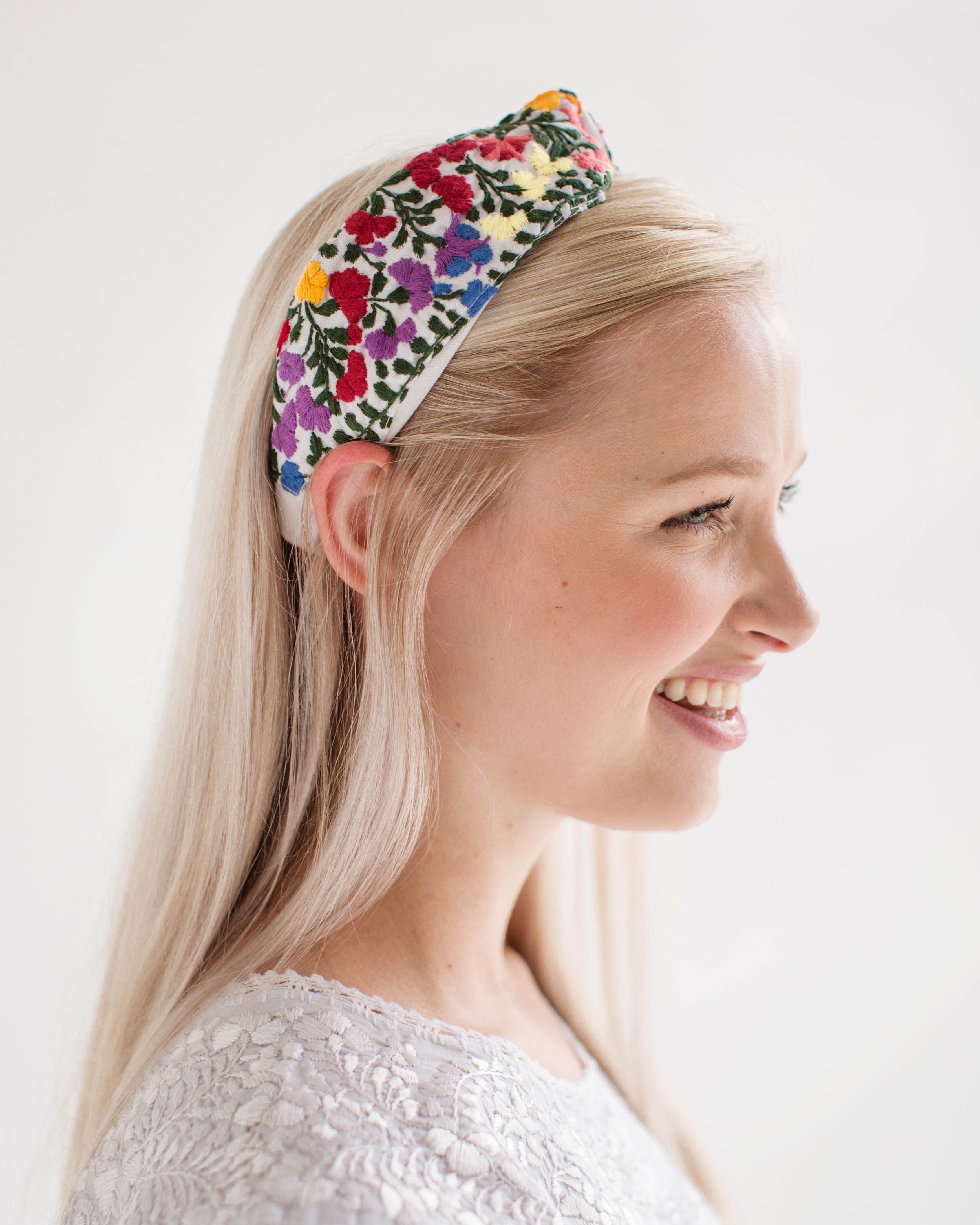 Hand Embroidered Headband