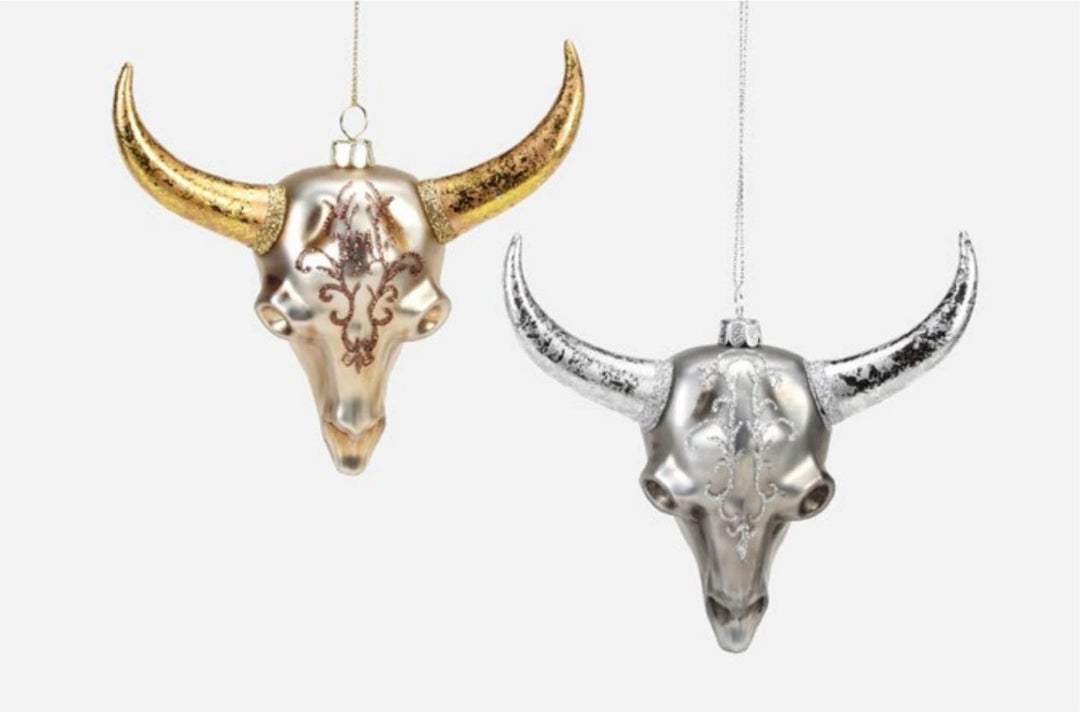 Steer Skull Ornaments