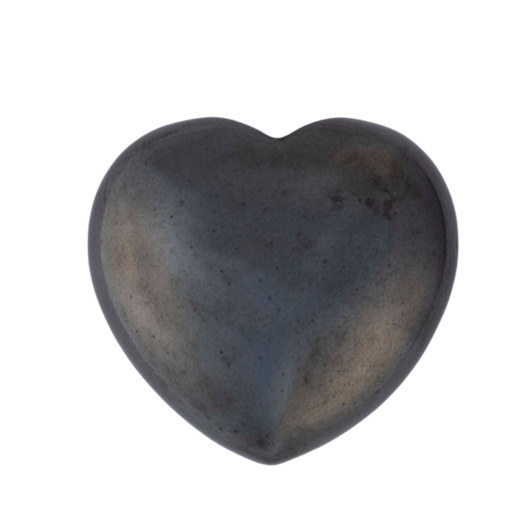 Hematite Heart Carving