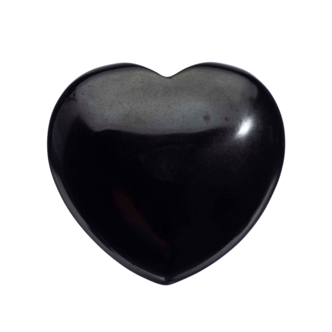 Hematite Heart Carving