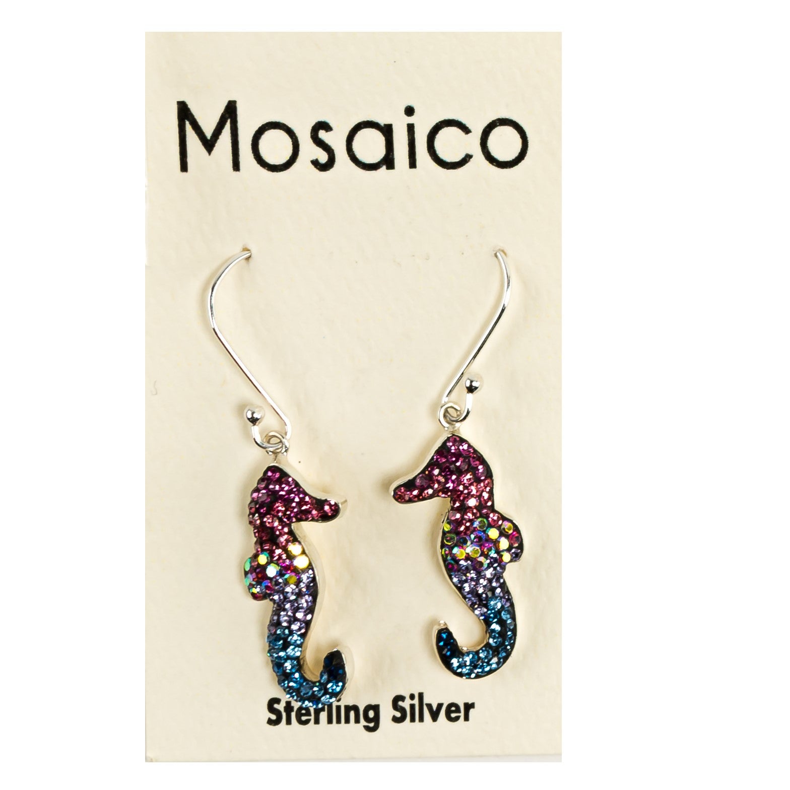 Austrian Crystal Seahorse Earrings