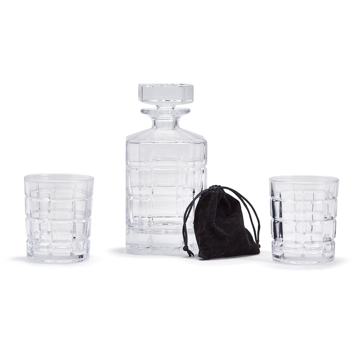 "On the Rocks" Decanter and Glass Gift Set