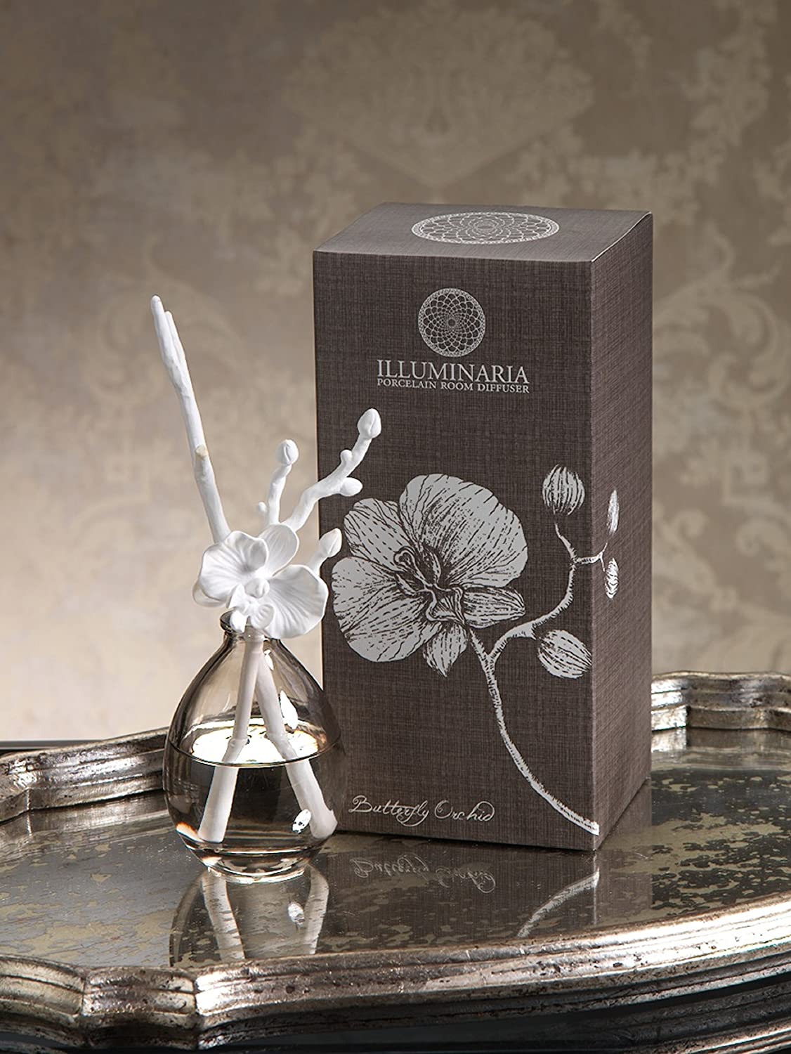 Butterfly Orchid Porcelian Diffuser