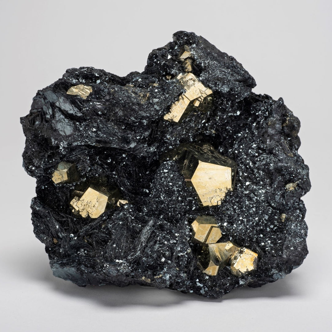 Pyrite on Hematite