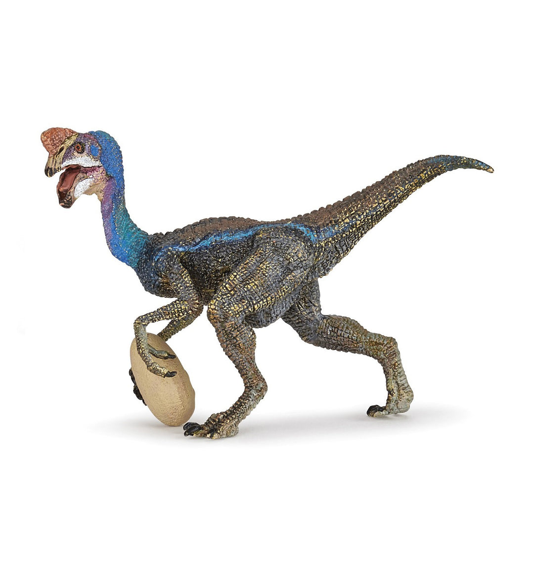 Blue Oviraptor Dinosaur Figurine