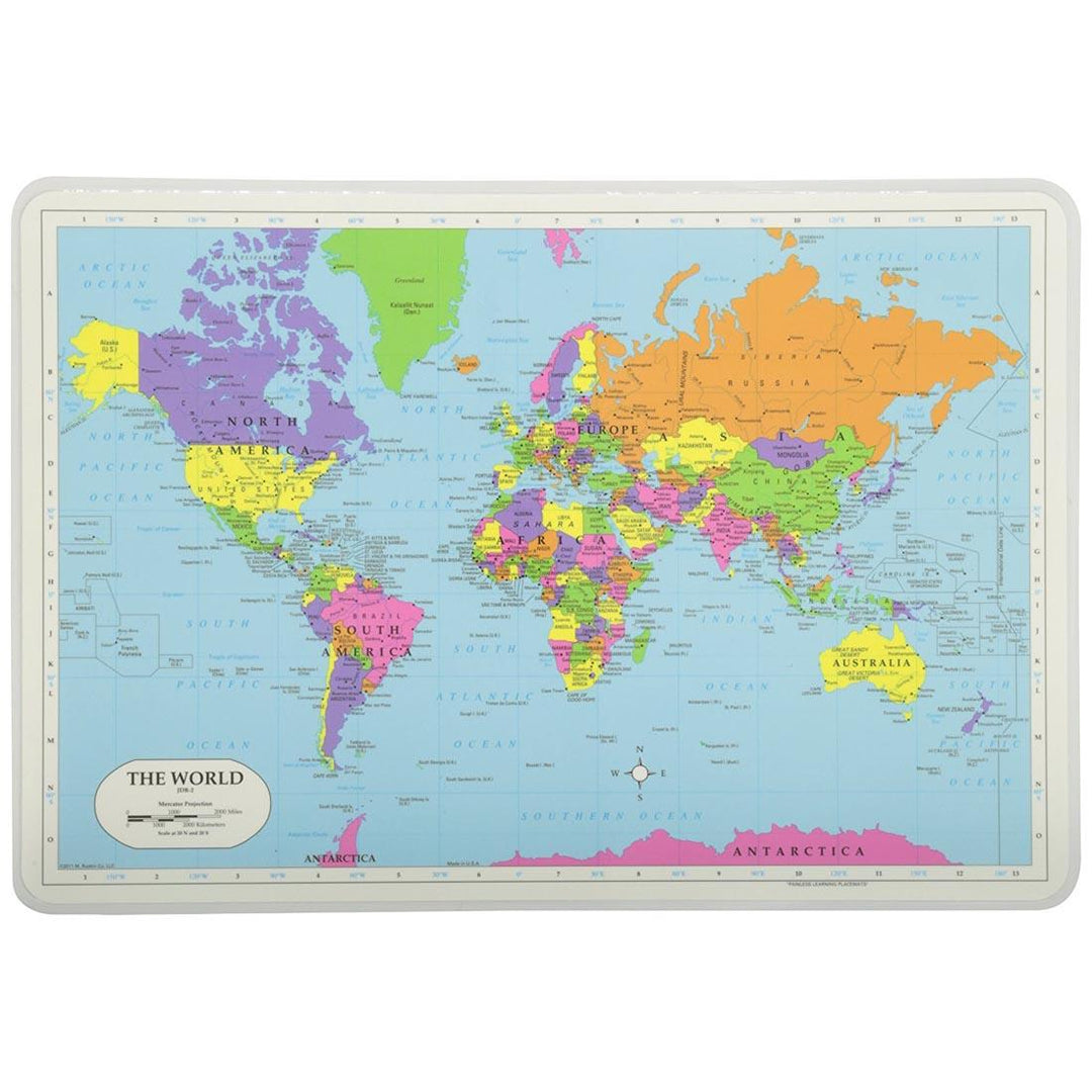 The World Map Placemat