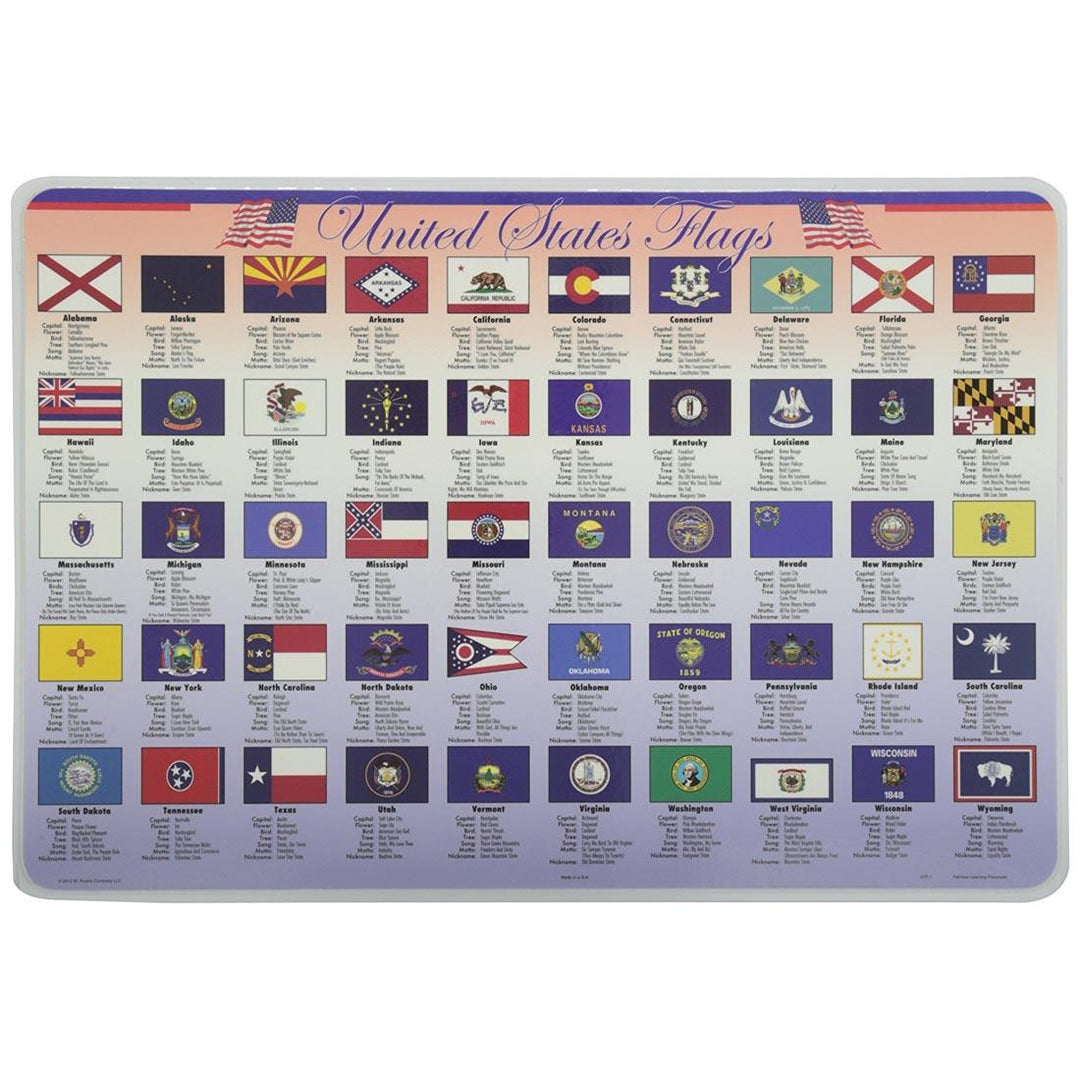 United States Flags Placemat