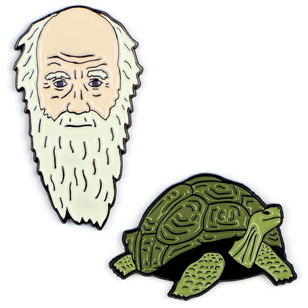 Darwin & Galpagos Tortoise Pin Set
