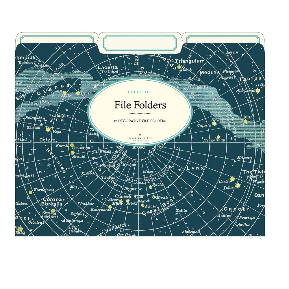 Celestial File Folders