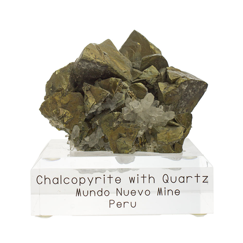 Chalcopyrite with Quartz