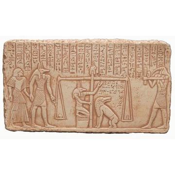 Egyptian Judgement Scene Plaque