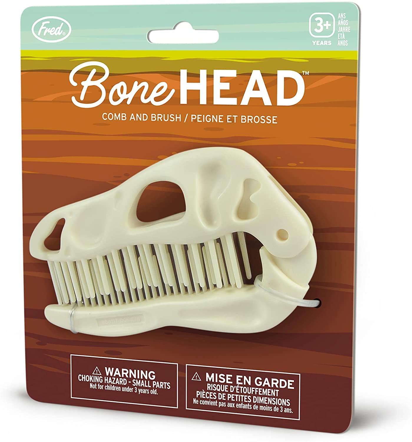 Bonehead Folding Comb and Brush