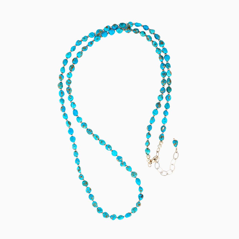 32" Turquoise Bead Necklace