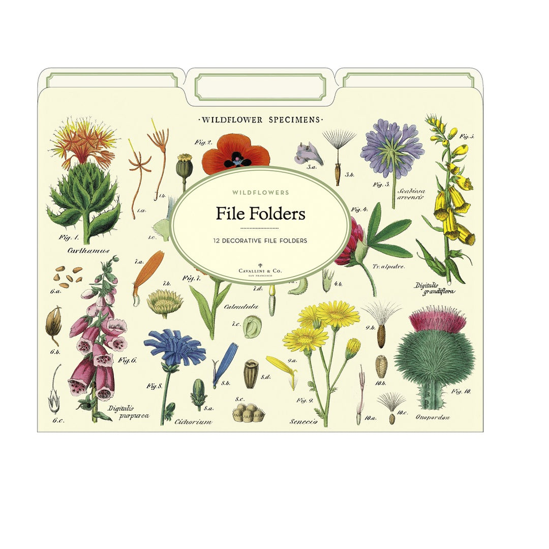 Wildflowers File Folders