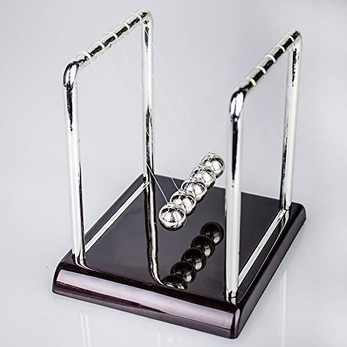 Toysmith Newton's Cradle Pendulum Physics Toy