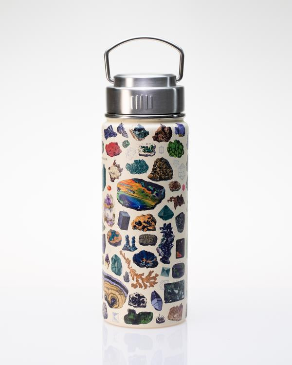 Gems & Minerals Metal Water Bottle