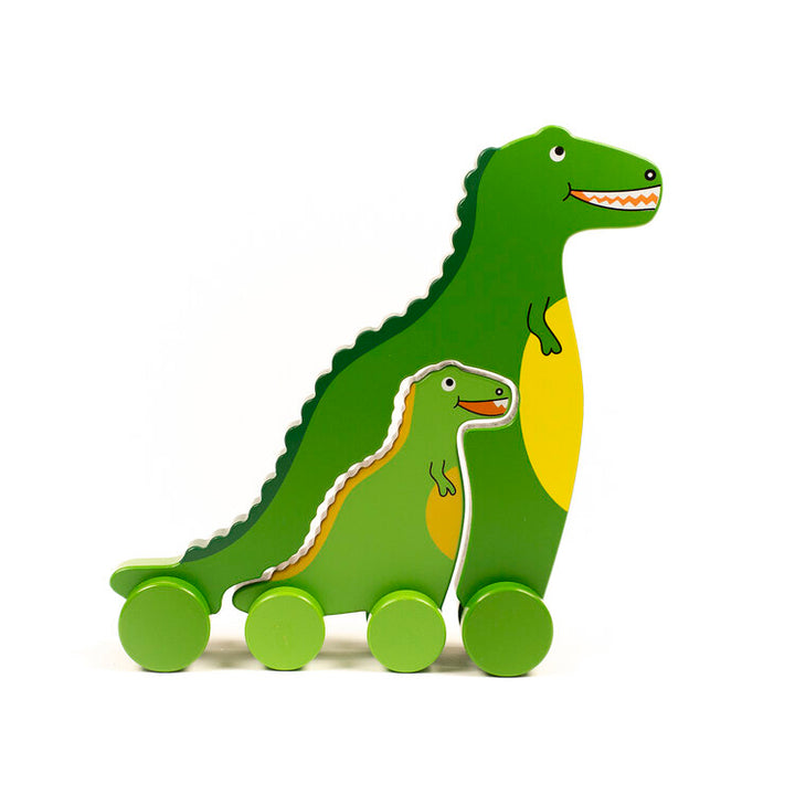 Mommy and Baby T. rex Push Toys