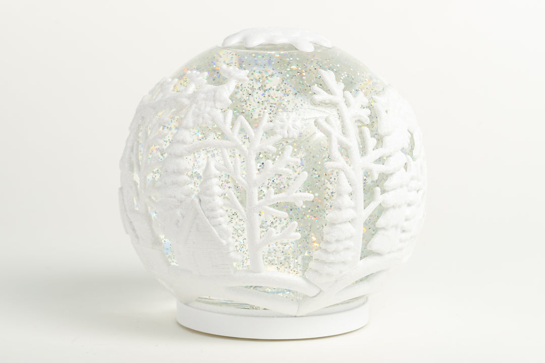 Winter Scene Glitter Globe