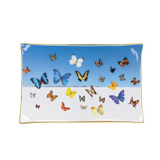 The Butterflies Porcelain Tray