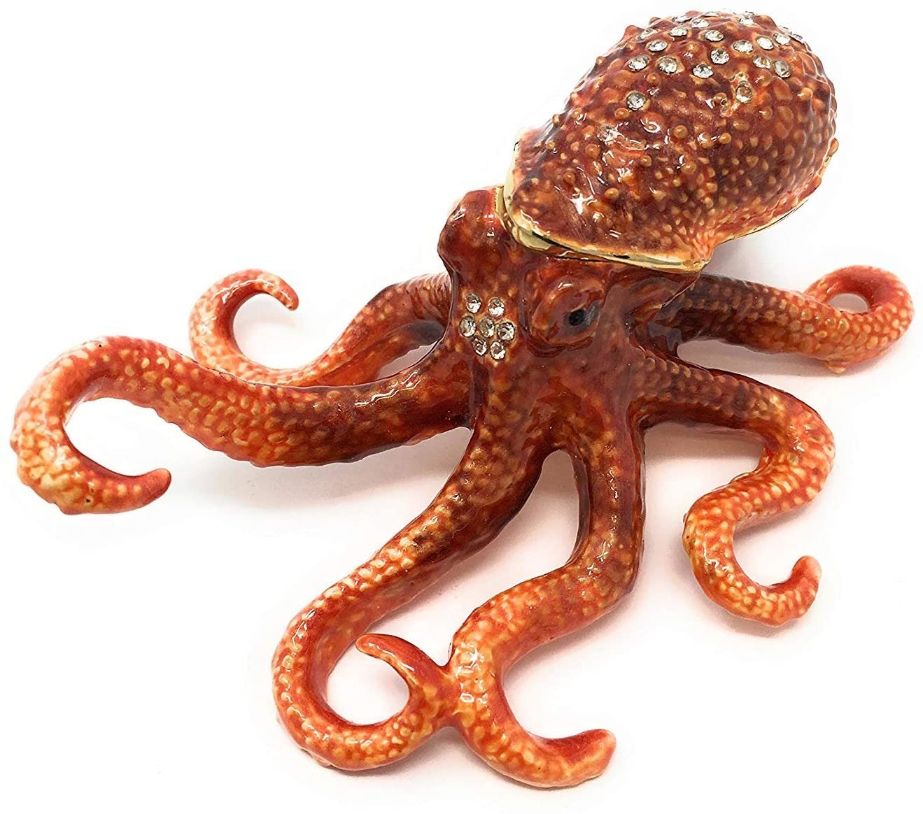 Jeweled Octopus Trinket Box
