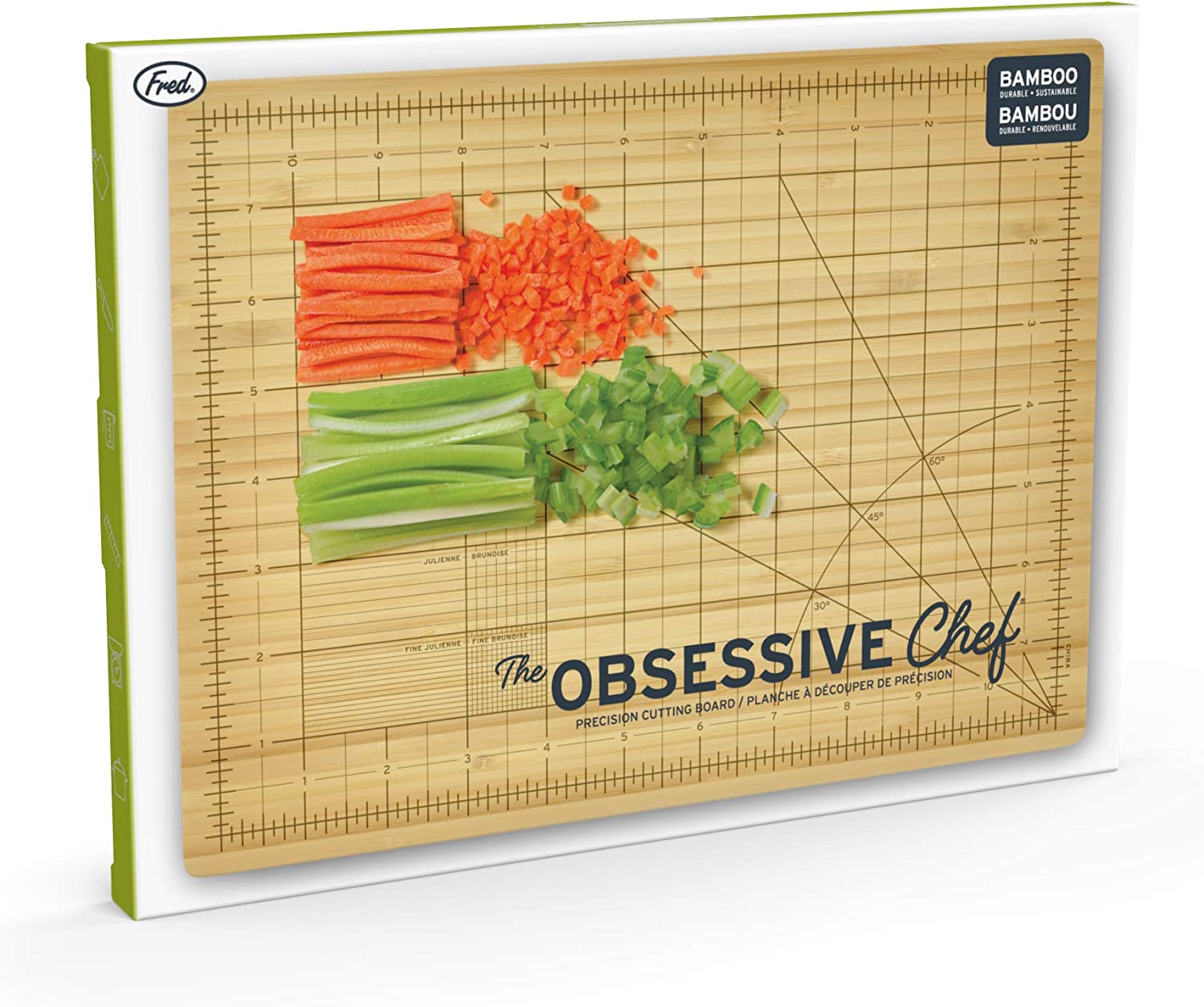 Bamboo Obsessive Chef Wood Cutting Board
