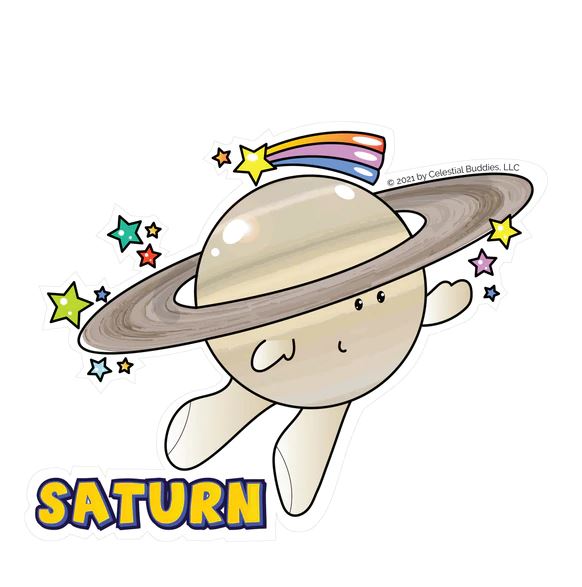 Saturn Vinyl Sticker